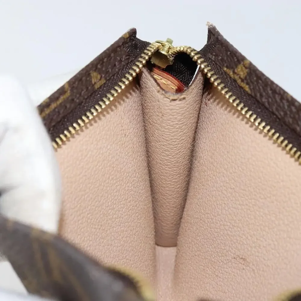 Louis Vuitton Monogram Bucket PM Accessory Pouch Brown